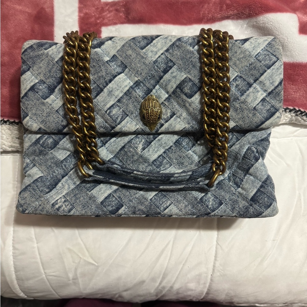 Blue Denim Kurt Geiger Kensington Handbag